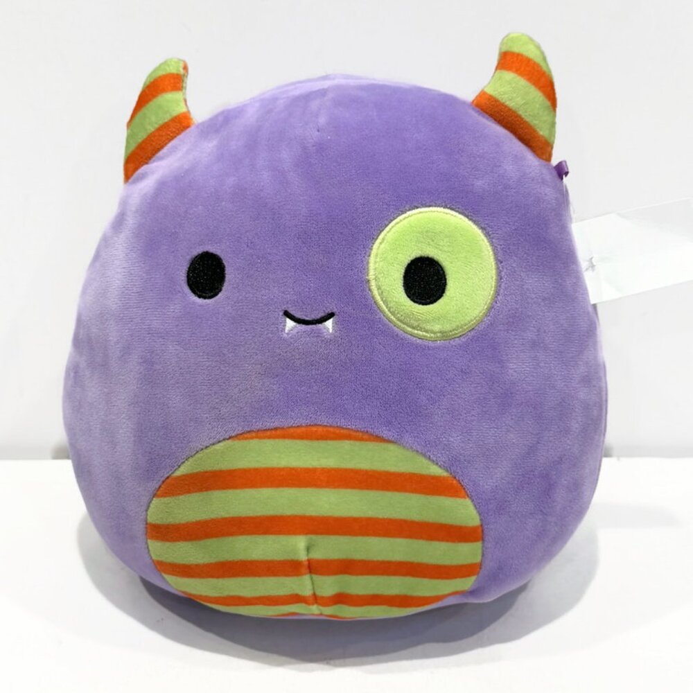 Squishmallows "Marvin the Monster", 8 Inch, Lavender, Orange and Green, 2020